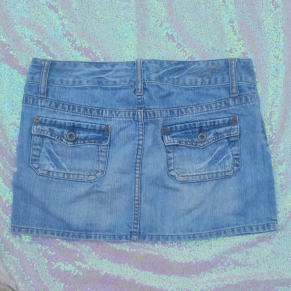 American Eagle Denim Mini Skirt - Picture 3 of 3